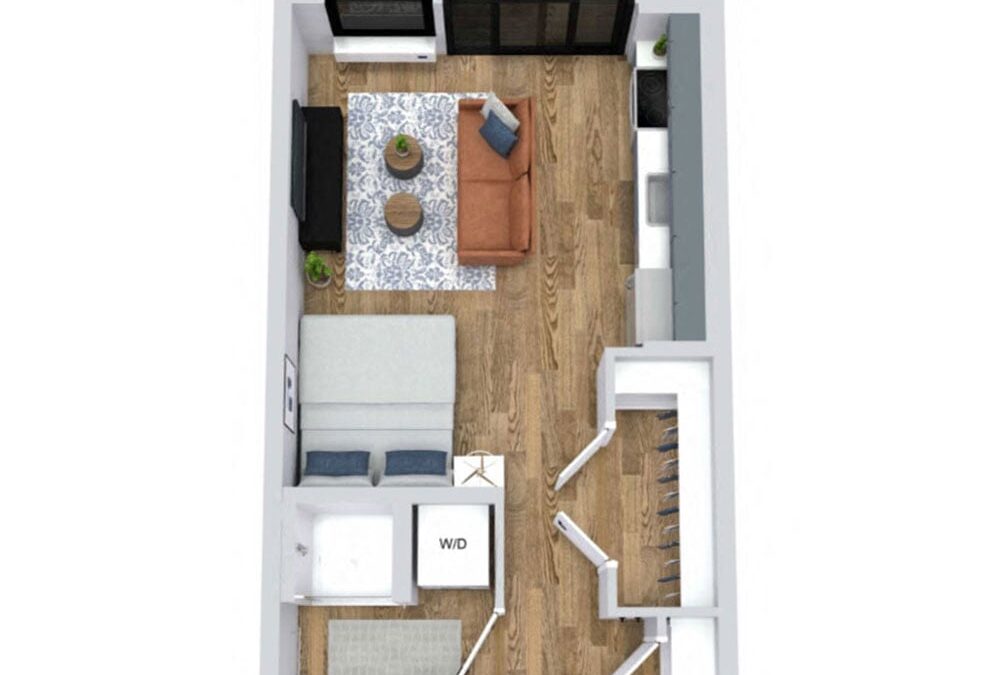 0 bedroom apartment for rent