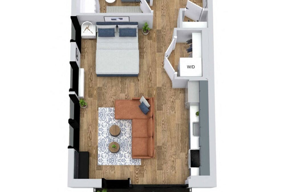 0 bedroom apartment for rent