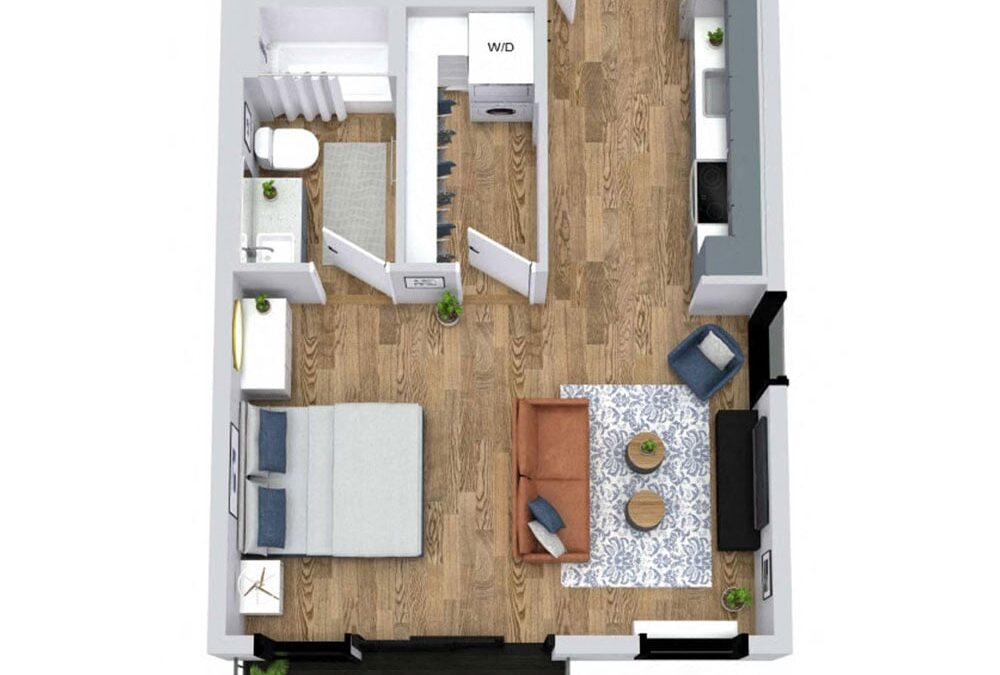0 bedroom apartment for rent