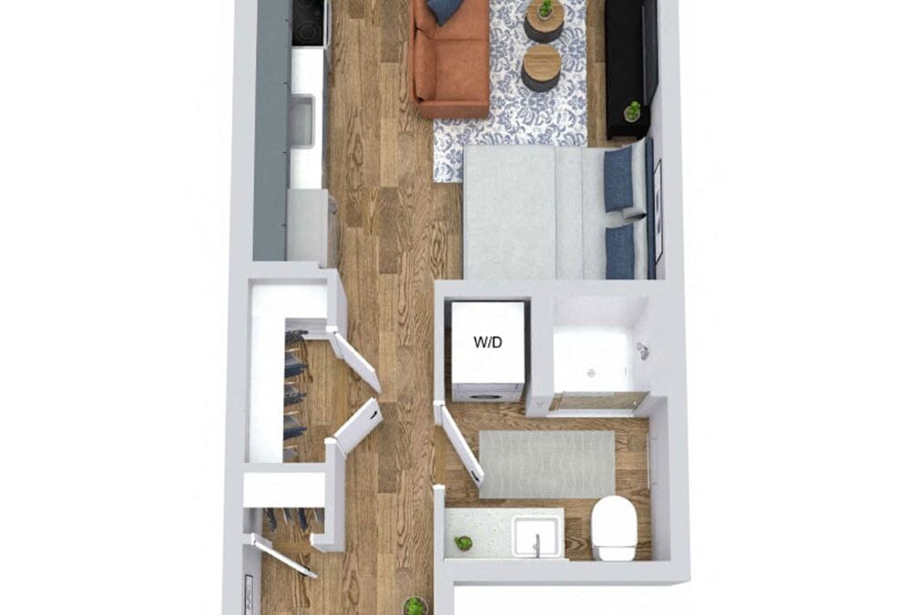 0 bedroom apartment for rent